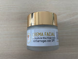 Crema Facial Hidronutritiva Antiarrugas Con AOVE 50ml
